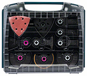 ����� �� 34 ��. i-BOXX Pro ��� ����� �� ���������� ������� ACZ 100 BB; ACZ 85 EIB; ACZ 100 SWB; AII 65 BPB (2 ��.); AIZ 32 APB (2 ��.); AIZ 32 BSPB (2 ��.); AIZ 32 EPC (2 ��.); ATZ 52 SFC (2 ��.); AVZ 93 G; Wood and Paint Schleifblatt (20 ��.)