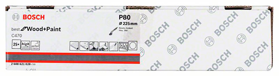 �������� C470, � �������� 25 ��. 225 mm, 80