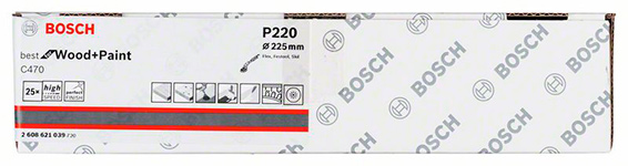 �������� C470, � �������� 25 ��. 225 mm, 220