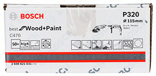 �������� �� �������� ������ C470, � �������� 50���. 115 mm, 320