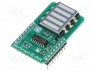 Click board; ����� LED; GPIO,PWM,SPI; 74HC595,SMA-B500LE
