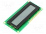 Дисплей: LCD; алфавитно-цифровой; STN Positive; 16x1; 80x36x9мм