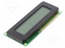 Дисплей: LCD; алфавитно-цифровой; FSTN Positive; 16x1; LED; PIN: 16