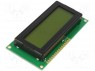 Дисплей: LCD; алфавитно-цифровой; STN Positive; 16x2; LED; PIN: 16