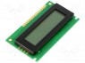 Дисплей: LCD; алфавитно-цифровой; FSTN Positive; 16x2; LED; PIN: 16