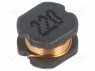 Дроссель: проволочный; SMD; 22мкГн; 55мОм; -40÷125°C; ±15%; 580мА