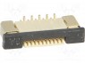 ������: FFC (FPC); ������������; PIN: 10; ZIF; SMT; 0,5�; 30���; 50�