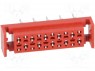 Гнездо; провод-плата; "мама"; PIN: 10; THT; на PCB; 30В; 1А; прямой