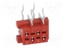 Гнездо; провод-плата; "мама"; PIN: 4; THT; на PCB; 30В; 1А; -40÷105°C