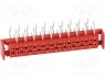 Гнездо; провод-плата; "мама"; PIN: 20; THT; на PCB; 30В; 1А
