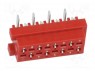 Гнездо; провод-плата; "мама"; PIN: 8; SMT; на PCB; 30В; 1А; -40÷105°C