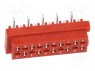 Гнездо; провод-плата; "мама"; PIN: 10; SMT; на PCB; 30В; 1А