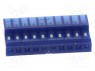 Вилка; провод-плата; "мама"; PIN: 10; 2,54мм; IDC; на провод; 26AWG