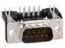 D-Sub; PIN: 9; ������; "����"; ������ �� PCB; ������� 90&deg;; THT; M3