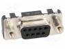 D-Sub; PIN: 9; ������; "����"; � ������ � ���������� �������; THT