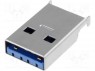 �����; USB A; �� PCB; SMT; ������� 90&deg;; V: USB 3.0; ��������