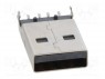 �����; USB A; �� PCB; SMT; PIN: 4; ��������������; V: USB 2.0; 1�; 30�