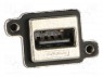 ������; USB A; MUSB; �� ������,�������; THT; ������� 90&deg;; IP67