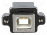 ������; USB B; MUSB; �� ������,�������; THT; ������� 90&deg;; IP67