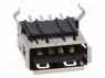 Гнездо; USB A; SMT; горизонтальный; V: USB 2.0; позолота