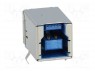 Гнездо; USB B; THT; угловой 90°; V: USB 3.0; позолота