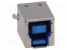 Гнездо; USB B; THT; прямой; V: USB 3.0; позолота