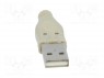 Вилка; USB A; на провод; IDC; в корпусе