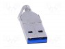 Вилка; USB A; пайка; V: USB 3.0