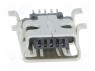 Гнездо; USB B mini; UX; на PCB; SMT; PIN: 5; горизонтальный