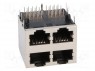 ������; RJ45; PIN: 8; ���: 5; ��������������,���������; THT; �� PCB