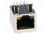 ������; RJ45; PIN: 8; ������.�������: 8p8c; THT; �� PCB