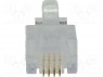 �����; RJ11; PIN: 4; ������.�������: 6p4c; IDC,�����; �� ������