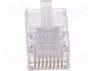 �����; RJ45; PIN: 8; ��������: ������-������; ��������; UL94V-2