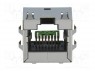 Гнездо; RJ45; PIN: 8; Кат: 6a; экранированный; Конфиг.выводов: 8p8c