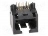 Гнездо; RJ45; PIN: 8; Кат: 6a; Конфиг.выводов: 8p8c; THT; на PCB