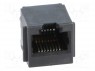 Гнездо; RJ45; PIN: 8; Конфиг.выводов: 8p8c; THT; на PCB; прямой