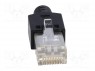 Вилка; RJ45; PIN: 8; Кат: 3; экранированный,в корпусе; 5мм