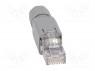 Вилка; RJ45; Variosub; PIN: 8; Кат: 5e; экранированный; позолота