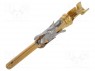 Контакт; "папа"; 0,2÷0,6мм2; 24AWG÷20AWG; Type III+; позолота