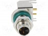 Разъем: M8; "папа"; PIN: 3; угловой 90°; на PCB; гнездо; 4А; 60В; IP68