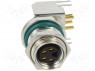 Разъем: M8; "мама"; PIN: 4; угловой 90°; на PCB; гнездо; 4А; 30В; IP68
