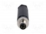 Разъем: M8; "папа"; PIN: 4; на провод; вилка; 3А; 30В; IP67