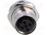 Гнездо; M12; PIN: 5; "мама"; код B-Profibus; THT; IP67; прямой; 60В