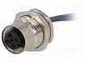 Гнездо; M12; PIN: 3; "мама"; код A-DeviceNet / CANopen; провода