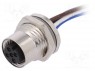 Гнездо; M12; PIN: 4; "мама"; код A-DeviceNet / CANopen; провода