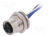 Гнездо; M12; PIN: 5; "мама"; код B-Profibus; провода; IP67; прямой