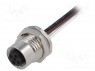 Гнездо; M12; PIN: 5; "мама"; код B-Profibus; провода; IP67; прямой