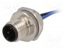 Гнездо; M12; PIN: 3; "папа"; код A-DeviceNet / CANopen; провода