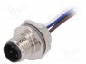 Гнездо; M12; PIN: 4; "папа"; код A-DeviceNet / CANopen; провода