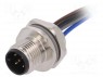 Гнездо; M12; PIN: 5; "папа"; код A-DeviceNet / CANopen; провода